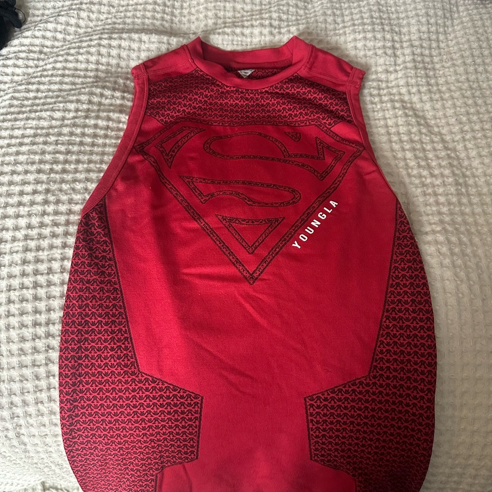 YoungLA Red Superman Compression